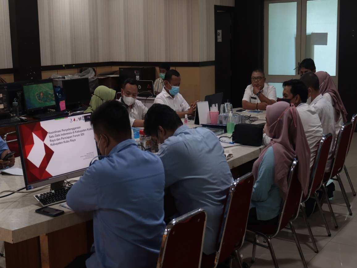 Rapat Koordinasi Penyelenggaraan Satu Data Indonesia di Kab. Kubu Raya