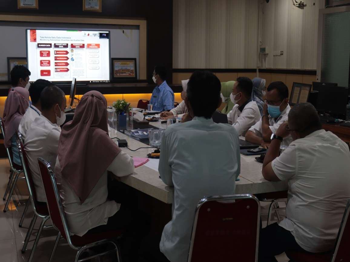 Rapat Koordinasi Penyelenggaraan Satu Data Indonesia di Kab. Kubu Raya