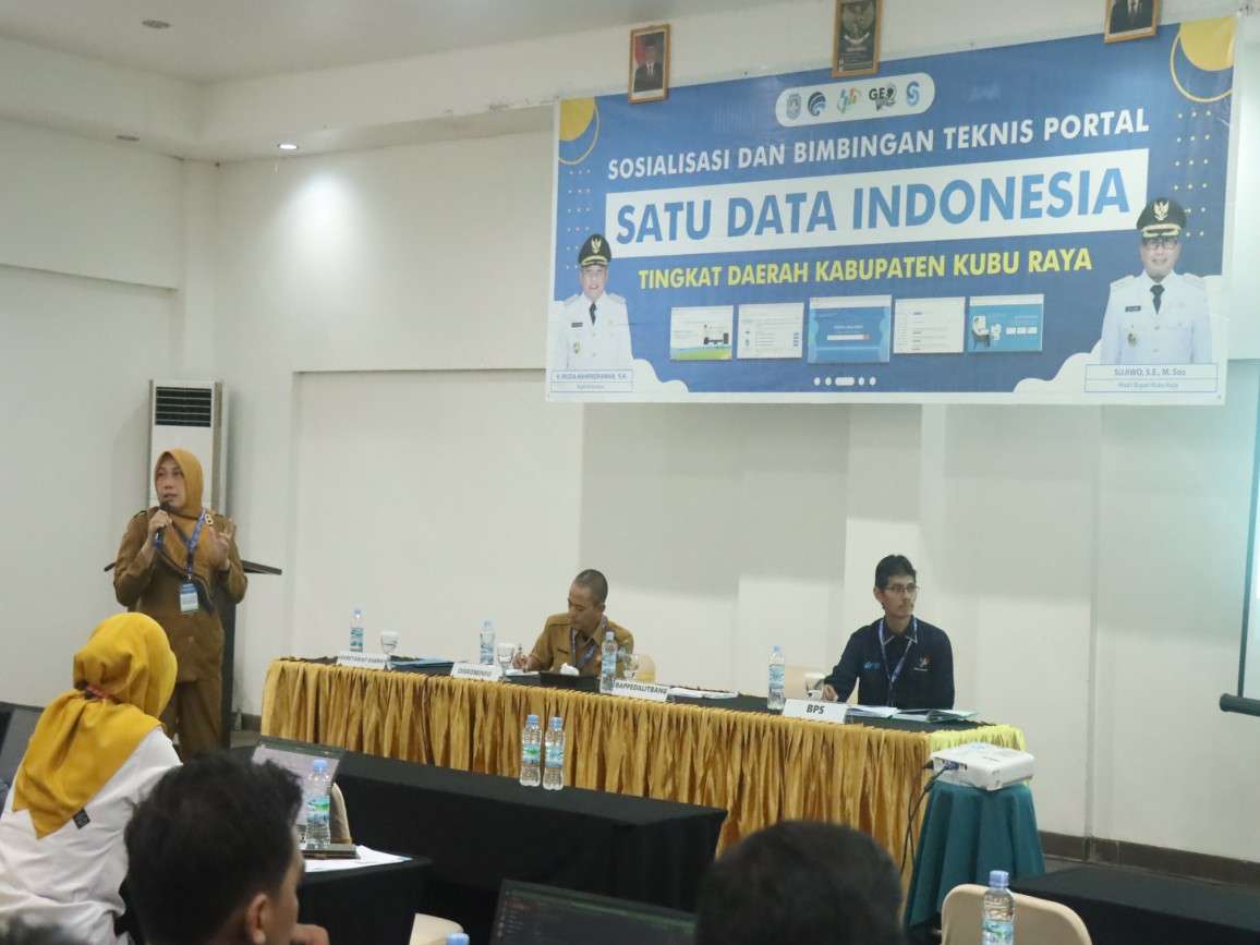 Sosialisasi dan Bimtek SDI Tingkat Daerah Kabupaten Kubu Raya