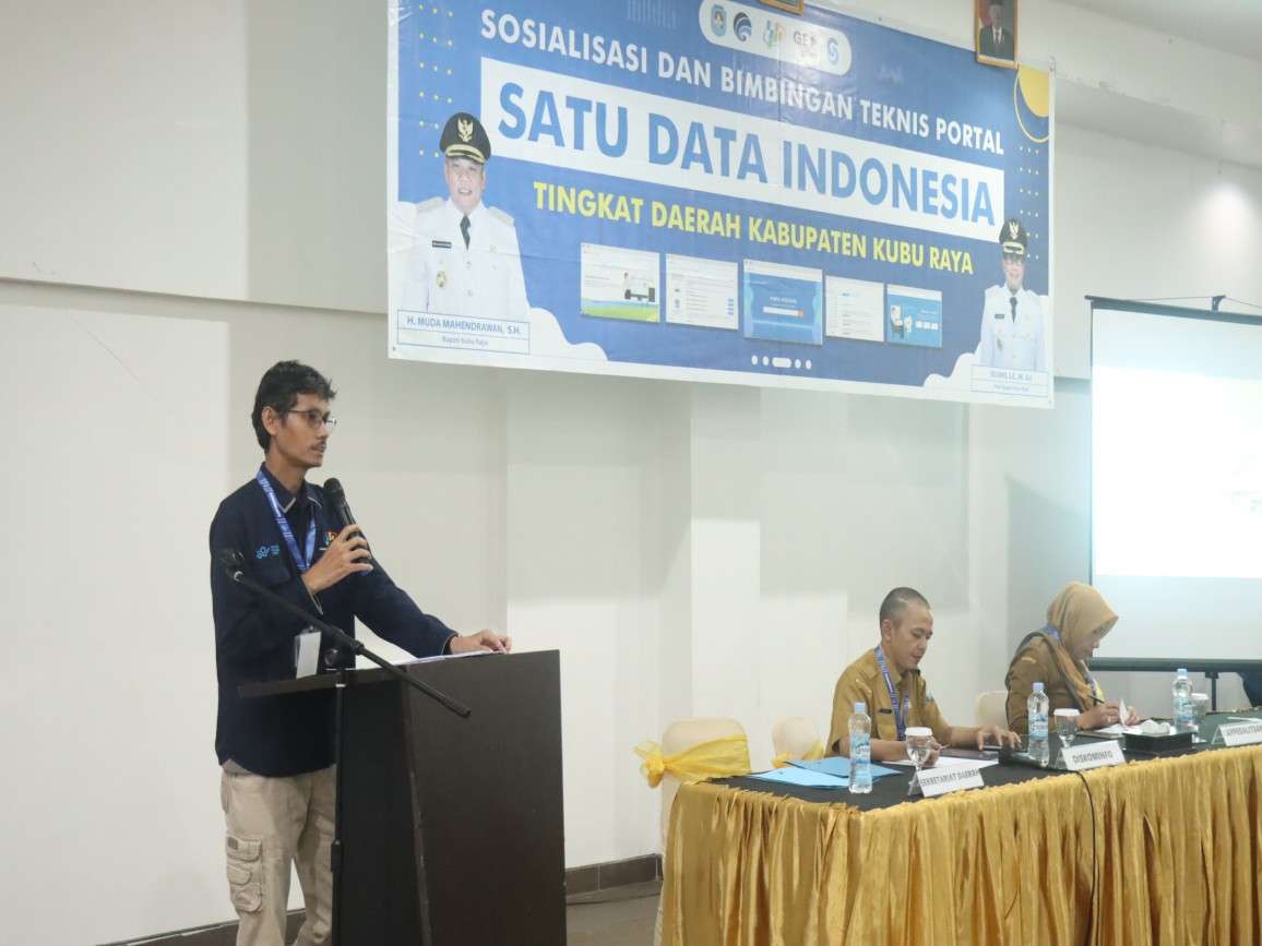 Sosialisasi dan Bimtek SDI Tingkat Daerah Kabupaten Kubu Raya