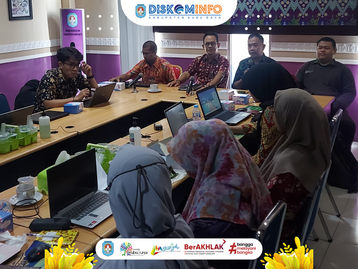 Bimtek Website Dinas Kesehatan Kabupaten Kubu Raya
