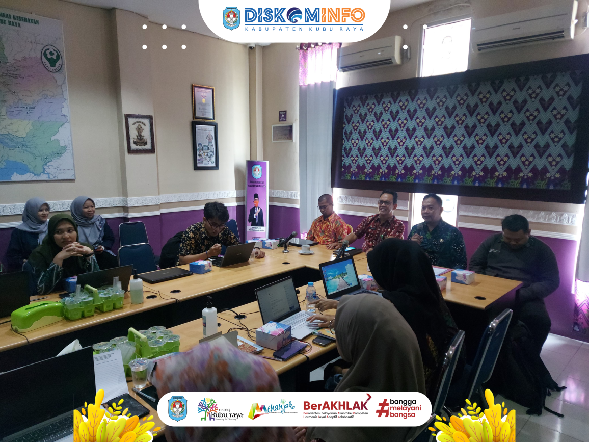 Bimtek Website Dinas Kesehatan Kabupaten Kubu Raya