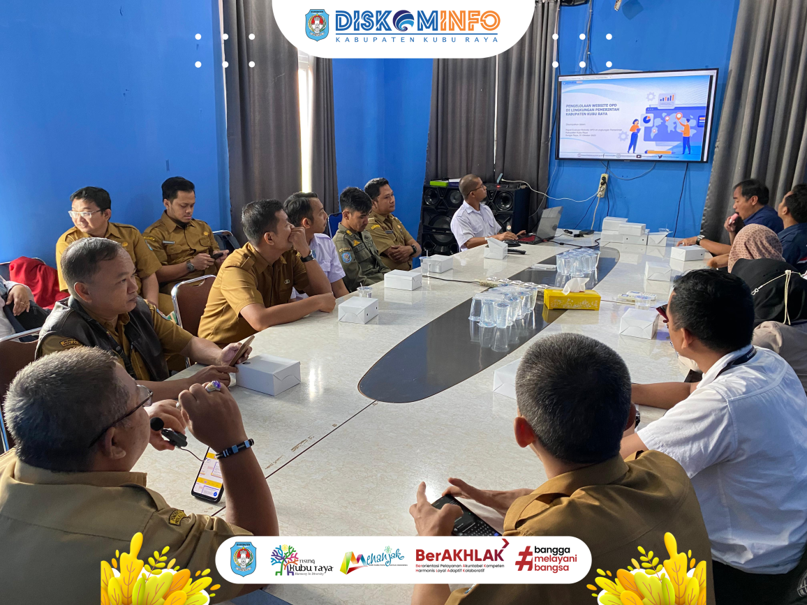 Evaluasi Website OPD di Lingkungan Pemerintah Kabupaten Kubu Raya
