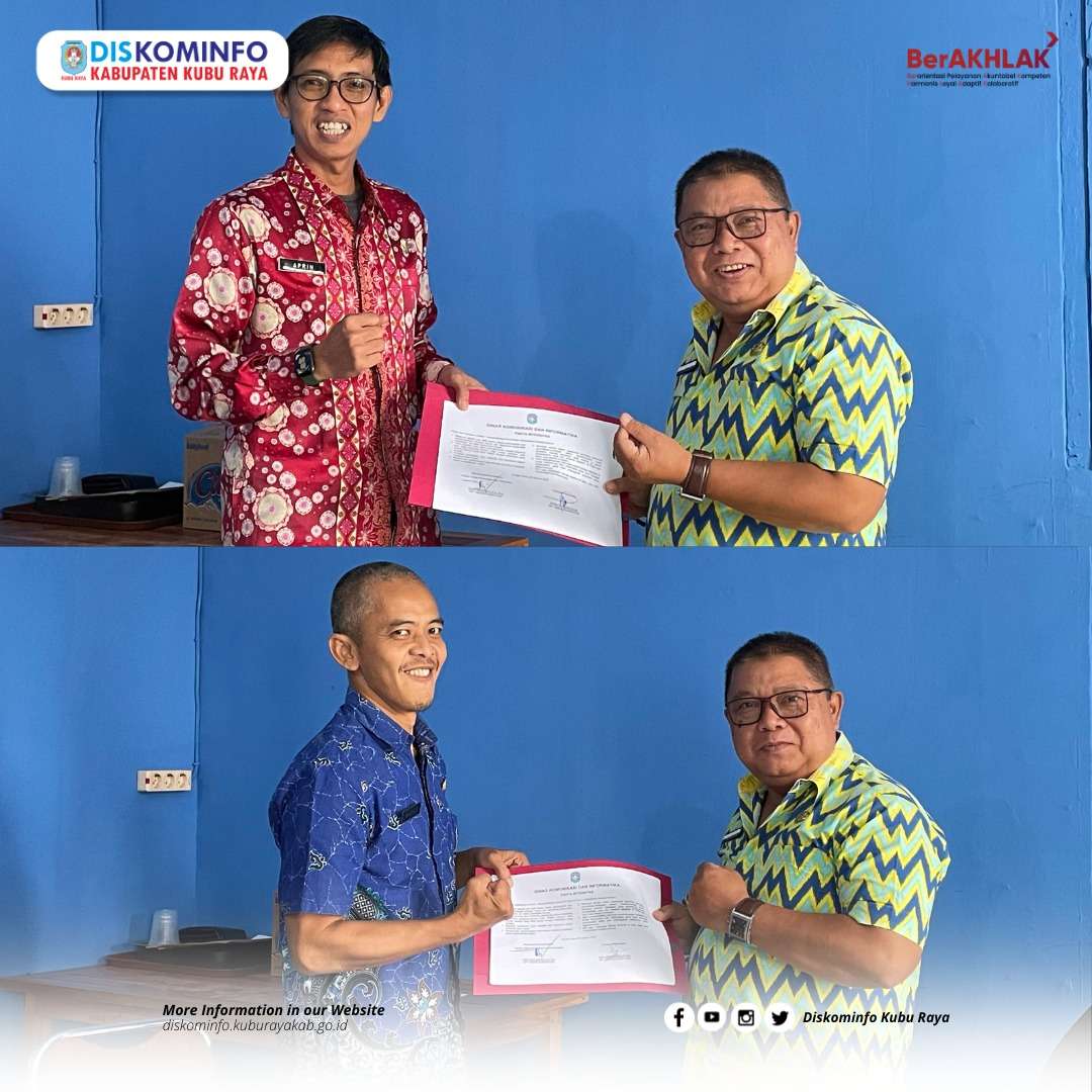 Penandatanganan Pakta Integritas Tahun 2025 Dinas Kominfo 