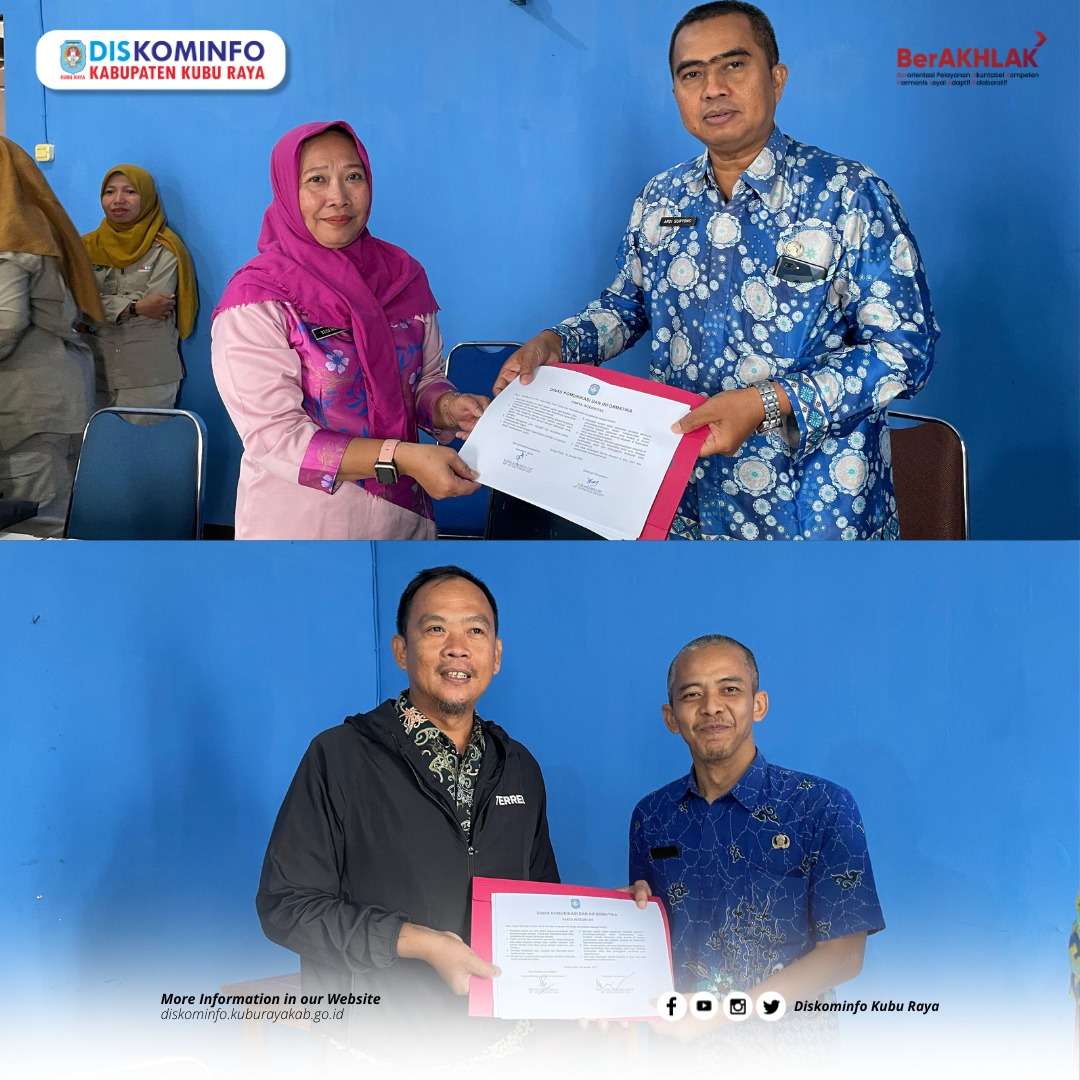 Penandatanganan Pakta Integritas Tahun 2025 Dinas Kominfo 