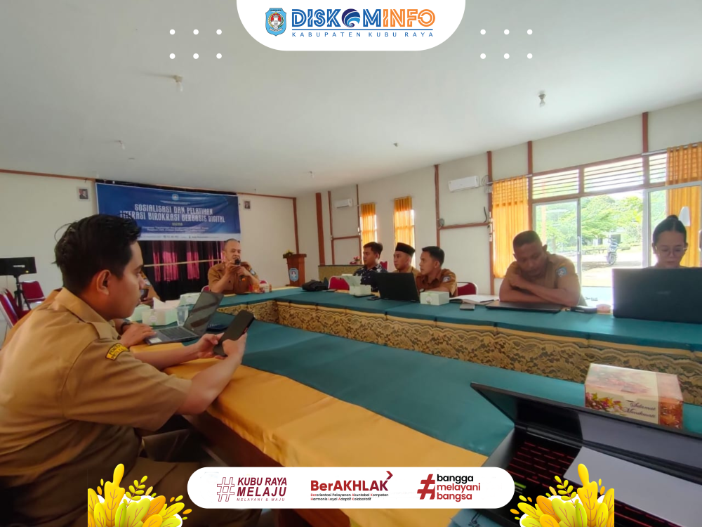 Sosialisasi dan Pelatihan Literasi Birokrasi Berbasis Digital Digelar di Kecamatan Kuala Mandor B