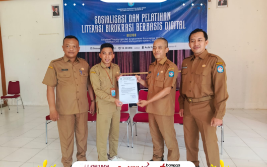 Sosialisasi dan Pelatihan Literasi Birokrasi Berbasis Digital Digelar di Kecamatan Kuala Mandor B