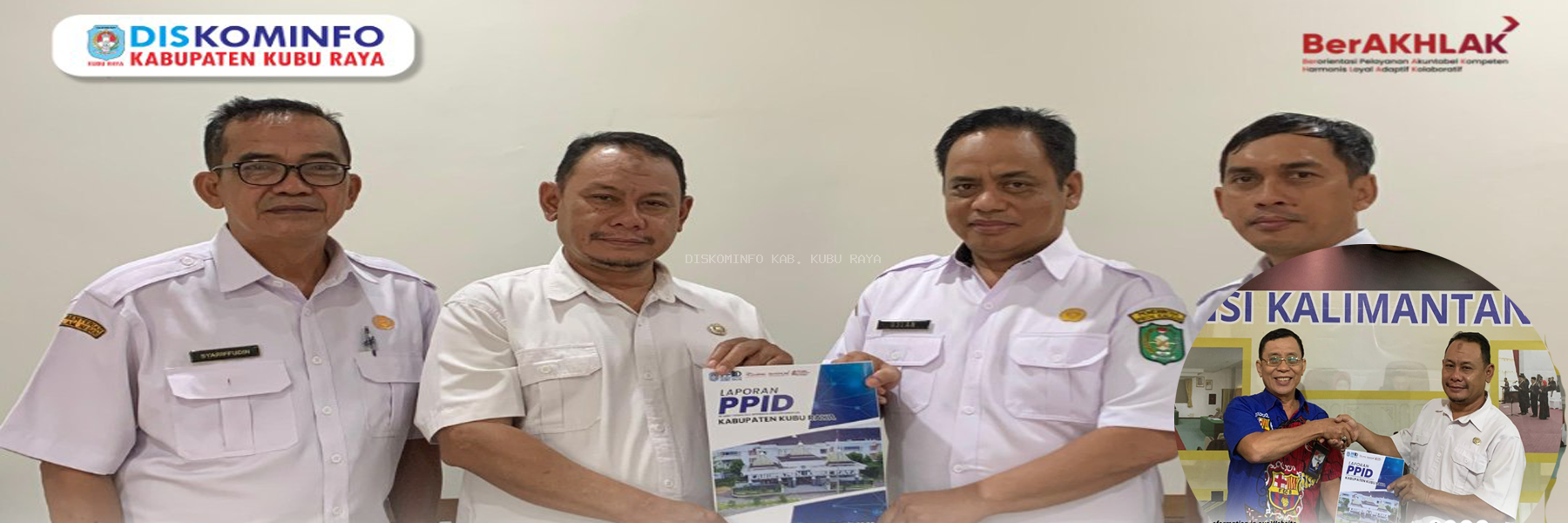 Penyerahan Laporan Tahunan PPID Kabupaten Kubu Raya Tahun 2024