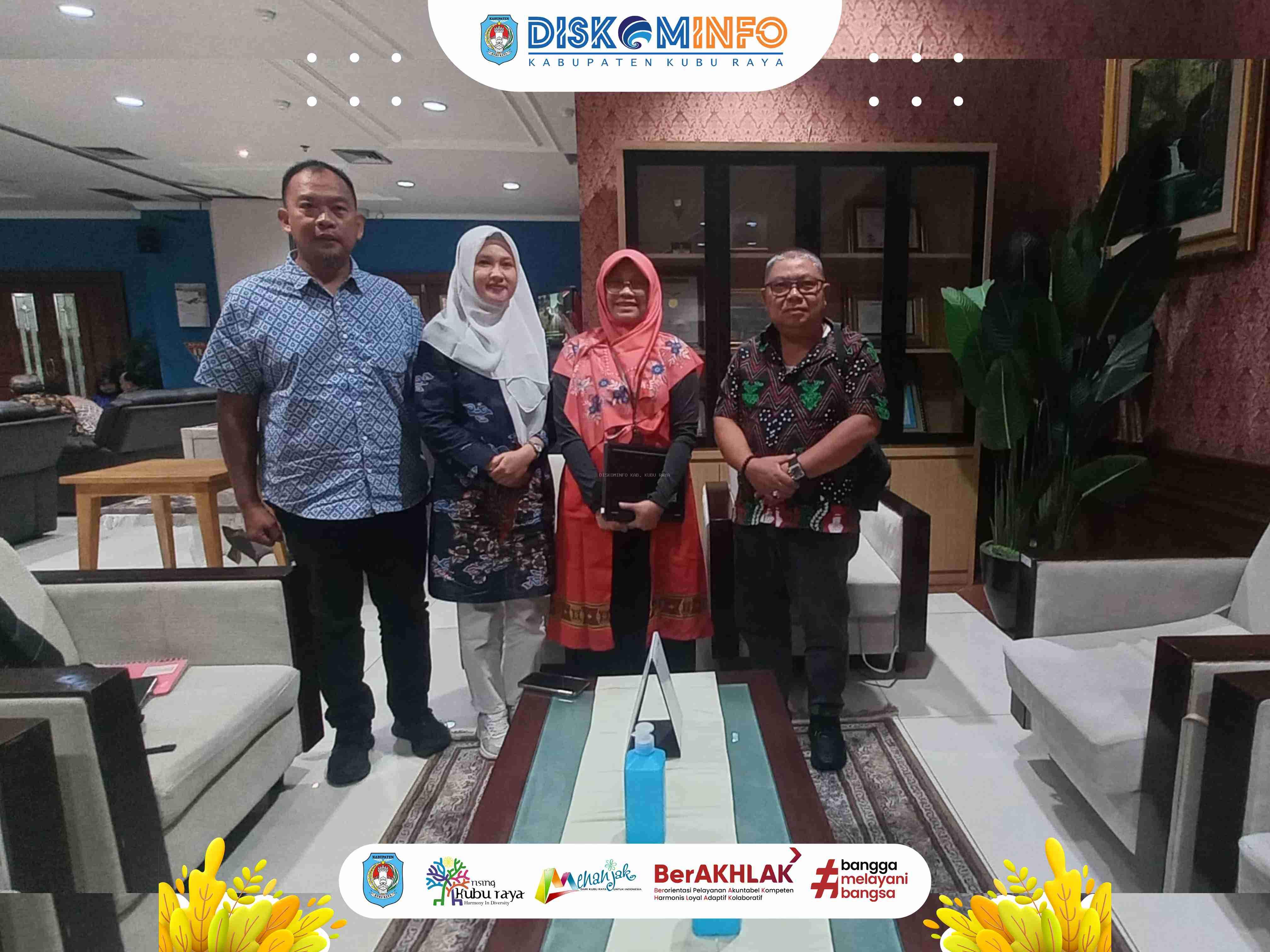 Tingkatkan Kematangan SPBE, Diskominfo Kubu Raya Konsultasi ke Kementerian PAN RB