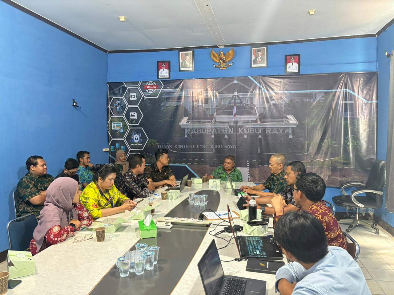 Diskominfo Kubu Raya Gelar Rapat Pembahasan Standar Pengembangan Aplikasi SPBE