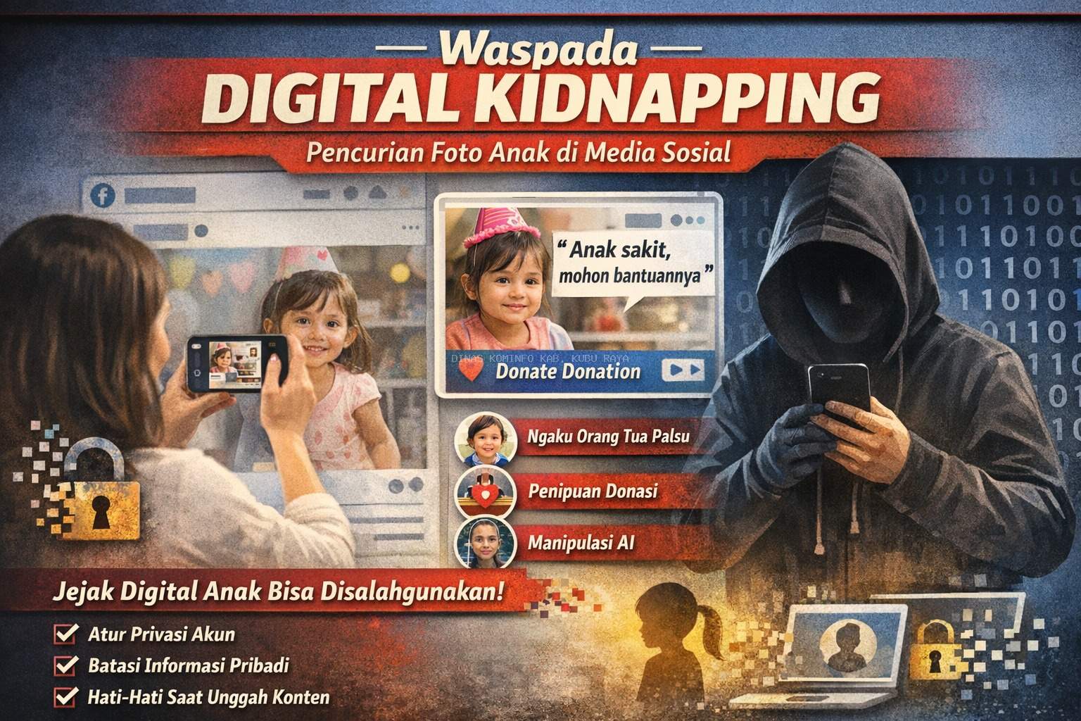 Waspada Digital Kidnapping: Kejahatan Siber yang Mengincar Foto Anak di Media Sosial