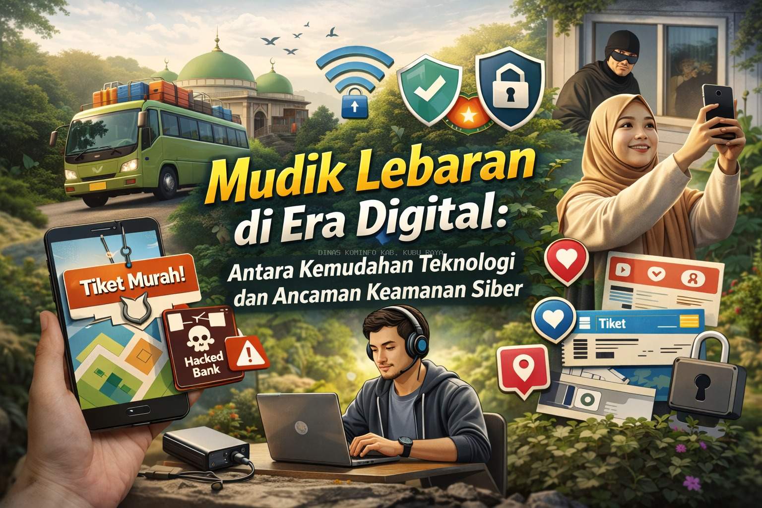 Mudik Lebaran di Era Digital: Antara Kemudahan Teknologi dan Ancaman Keamanan Siber