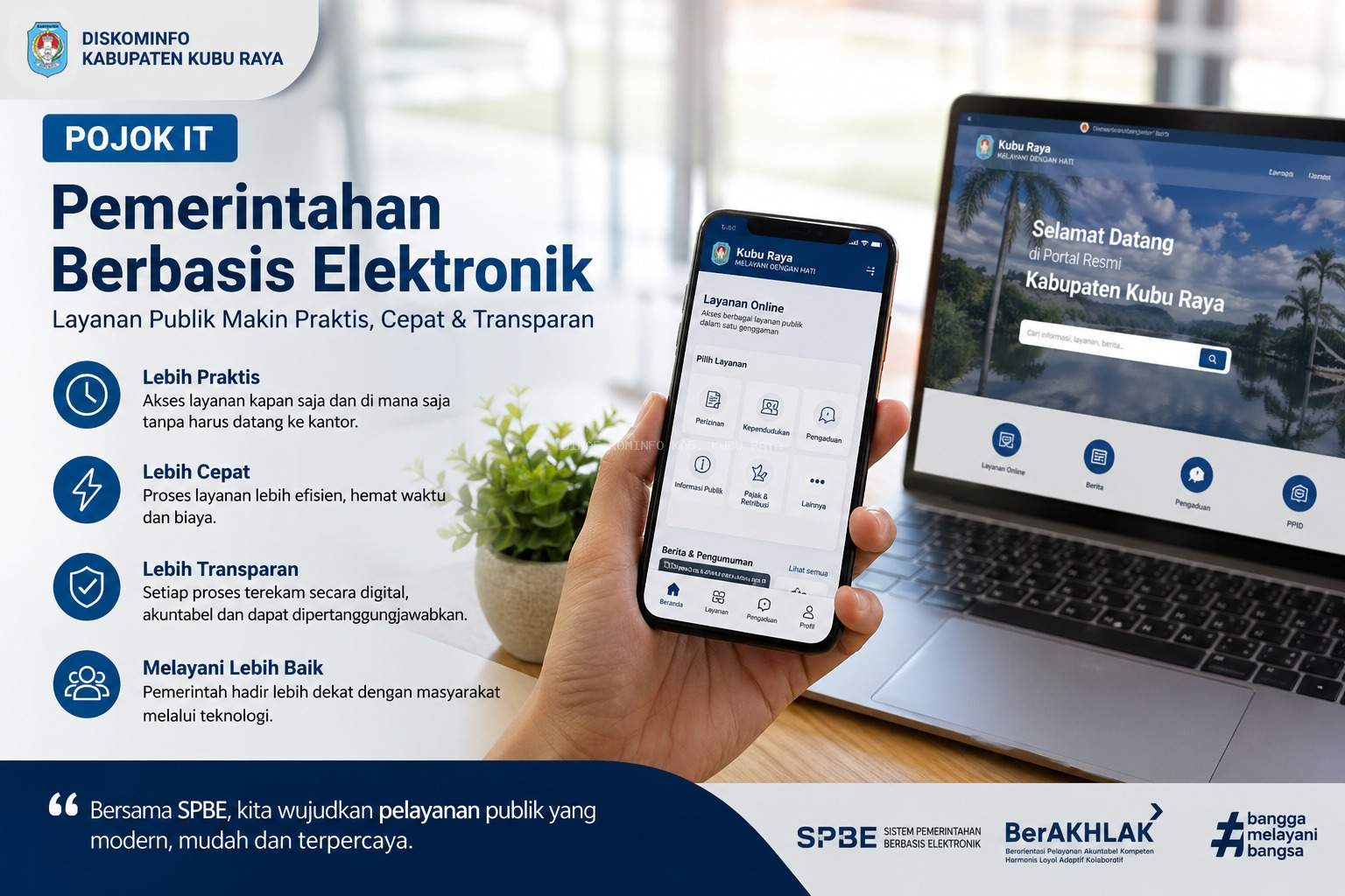 Pemerintahan Berbasis Elektronik, Layanan Publik Makin Praktis