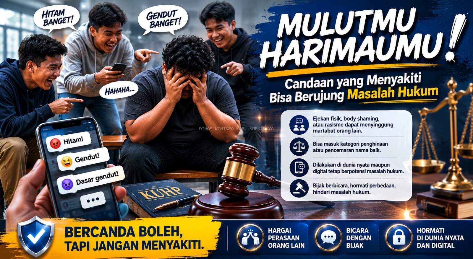 Candaan di Dunia Nyata dan Digital Bisa Berujung Masalah Hukum, Benarkah?
