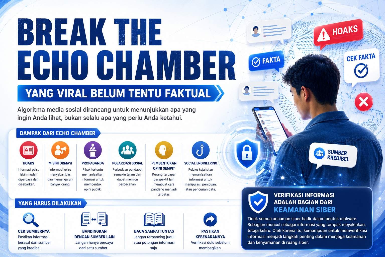 Break the Echo Chamber: Yang Viral Belum Tentu Faktual