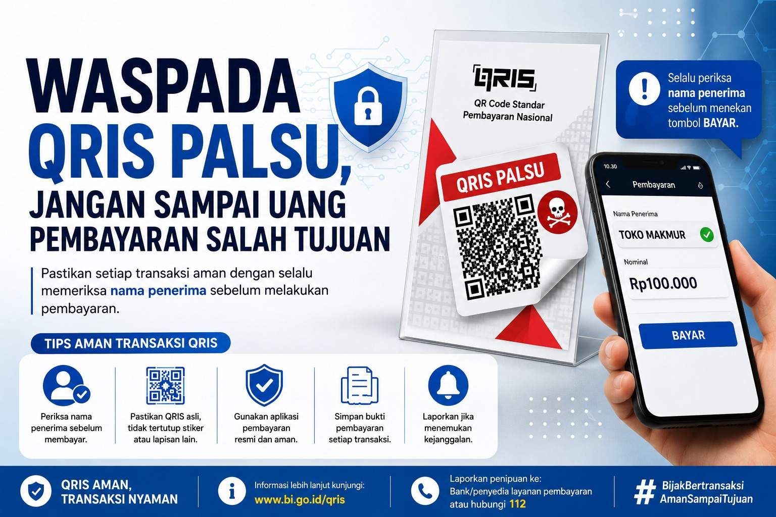 Waspada QRIS Palsu, Jangan Sampai Uang Pembayaran Salah Tujuan