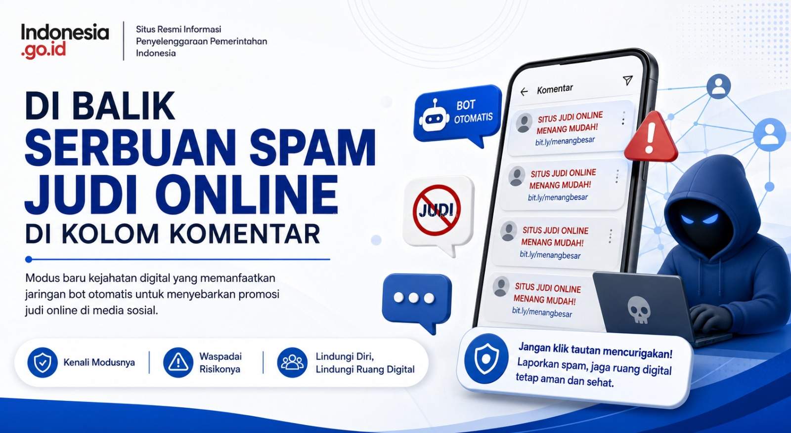 Di Balik Serbuan Spam Judi Online di Kolom Komentar: Modus Baru Kejahatan Digital yang Harus Diwaspadai