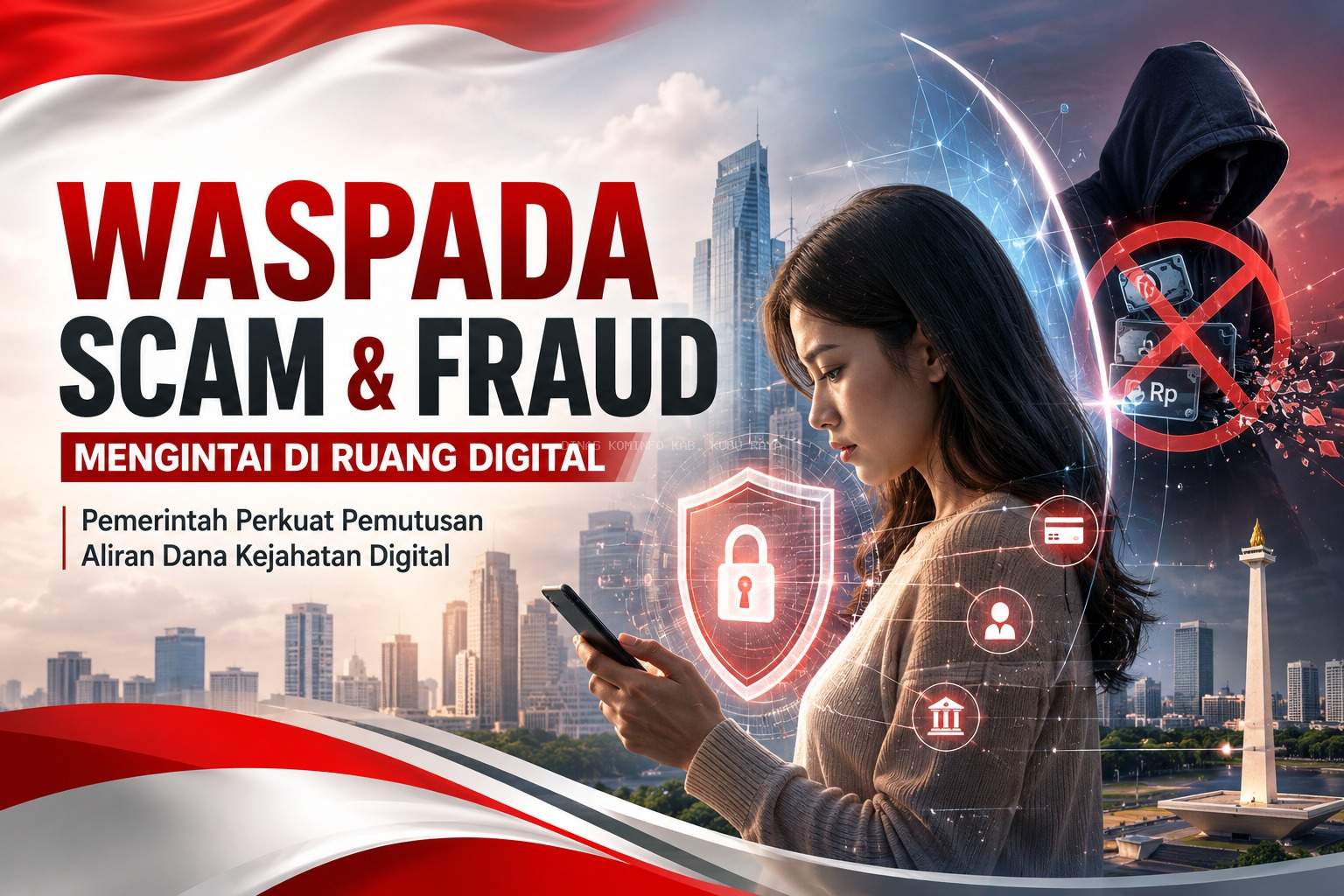 Waspada Scam dan Fraud, Pemerintah Perkuat Pemutusan Aliran Dana Kejahatan Digital