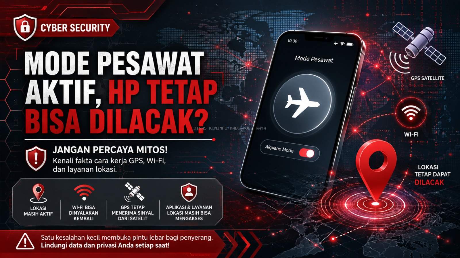 MITOS ATAU FAKTA? Benarkah Mode Pesawat Membuat HP Tidak Bisa Dilacak?
